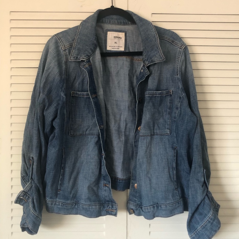 Kohls Sonoma Blue Denim Jean Jacket